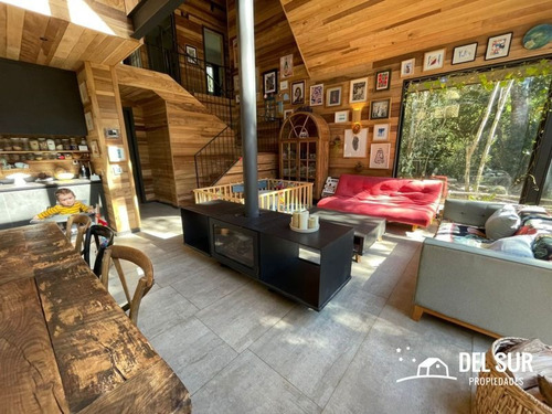 Casa Moderna Rodeada De Bosque En Loteo Urbanizado Sta Clara