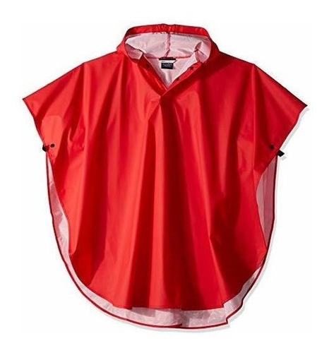 Charles River Apparel Youth Poncho Del Pacífico Rojo Talla