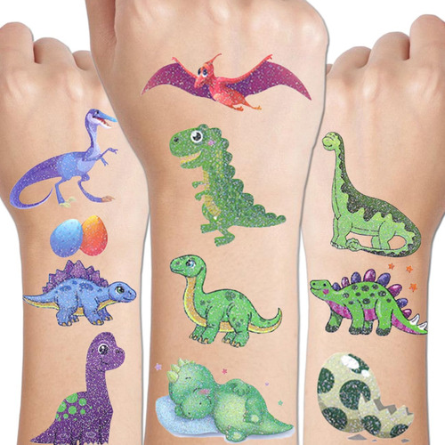 Charlent 110 Estilos De Tatuajes Temporales De Dinosaurios C