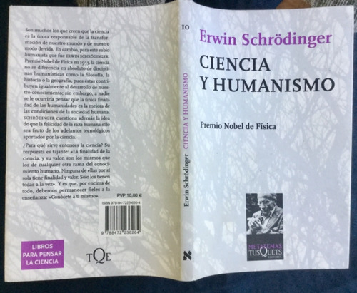 Ciencia Y Humanismo. Erwin Schrödinger