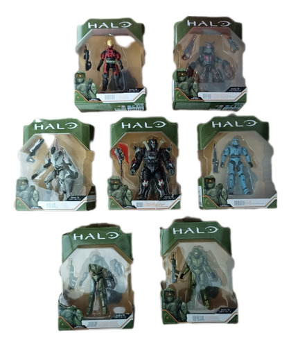 Halo Infinite Colección Completa 7 Figuras Series 4 