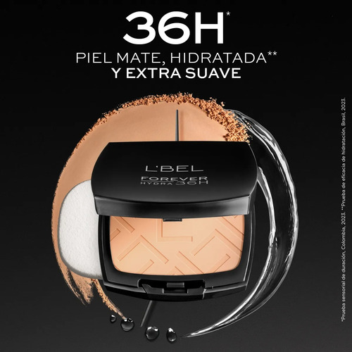 Polvo Compacto Forever Hydra 36h 10g. Lbel Esika Cyzone
