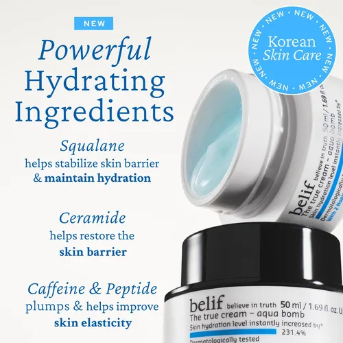 Crema Hidratante Belif The True Cream Aqua Bomb Con Ácido Hi