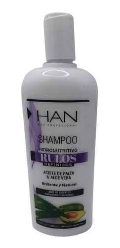 Shampoo Han Curly Girl Hidronutritivo Rulos Definidos 
