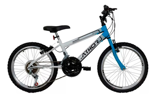 Bicicleta Infantil Athor Aro 20 Evolution Mtb 18 Marcha Azul Tamanho do quadro Único