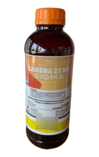 Insecticida Oruguicida Lambdacialotrina 25% X 1lt Sigma Agro