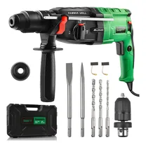 Comprar Rotomartillo Concelador Shawty, Mandril SDS-Plus, Taladro Rotomartillo 1050W 900RPM, 5 Accesorios Con Caja De Herramientas para Perforar, Martillar y Otros Proyectos de Renovación