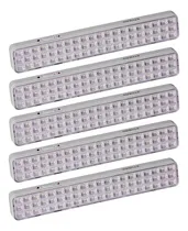 Comprar Pack X 5 Luz De Emergencia 60 Leds Etheos Lem60e Led Con Batería Recargable 8w 220v Blanca