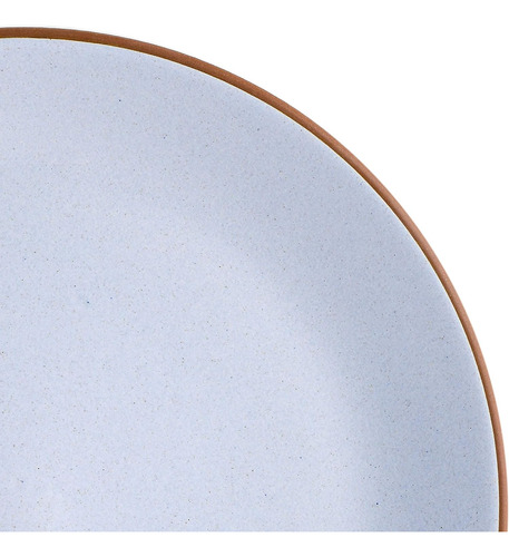 Set De Platos Comedor Terracota Azul Claro 16 Pzs Terracotta
