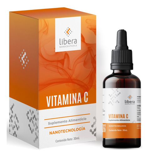 Libera Vitamina C, Nanotecnología, Suplemento, Antioxidante Sabor Sin Sabor