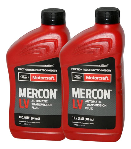 Aceite Lubricante Transmisión Motorcraft Mercon Lv 946 Ml X2