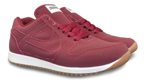 Tenis Hombre/mujer Panam Jogger Vino Original