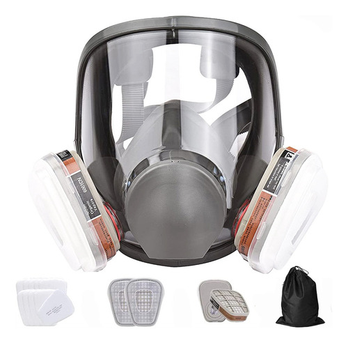 Máscara De Gas Respiración De Care Completa Con Filtro 6800