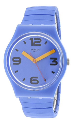 Reloj Swatch Unisex Pepeblu Gn251a, De Silicona