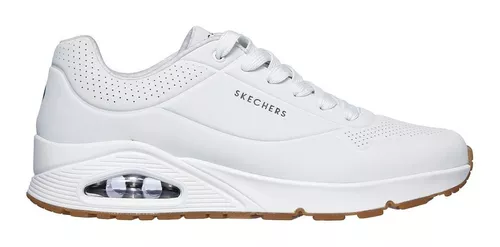 Tengo una clase de ingles Resplandor demandante Tenis Skechers Uno Stand On Air - Blanco - Hombre- 52458/wht