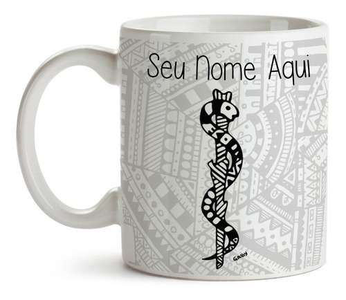 Caneca Profissão - Medicina Com Nome