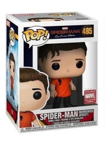 Funko Pop! #485 Spider-man (borrowed Jersey) Marvel Corps.