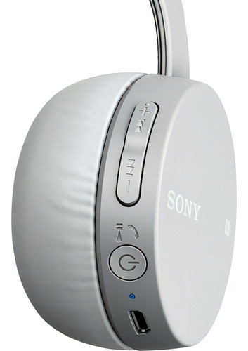 Fone De Ouvido Sem Fio Bluetooth Sony Wh-ch400 Nfc 20 Horas Cor Cinza-claro