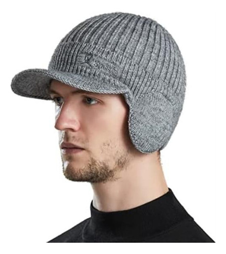 Muryobao Gorro Invierno Hombre, Gorros Punto Con Puños Y Con