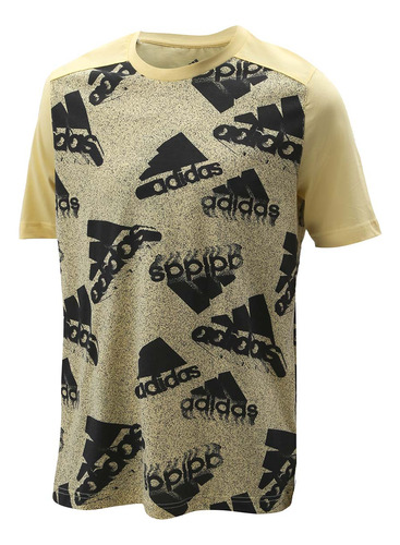 Remera adidas M Bl Q3 T En Beige | Stock Center