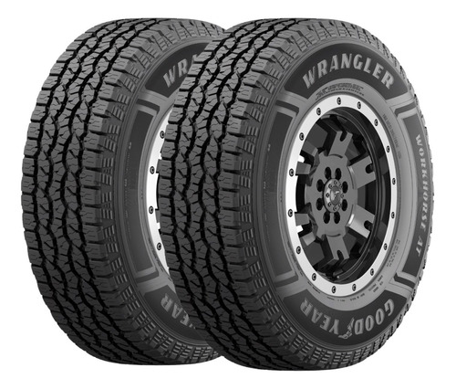 Kit 2 Pneu Aro 15 Goodyear 205/60r15 Wrangler Workhorse At