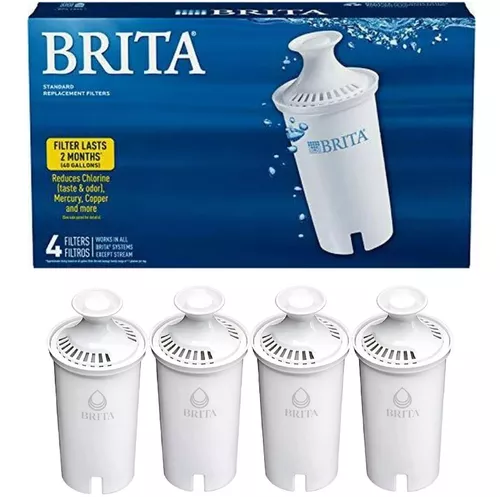 Brita Paquete de 3 filtros de jarra estándar para filtro de repuesto para  jarra