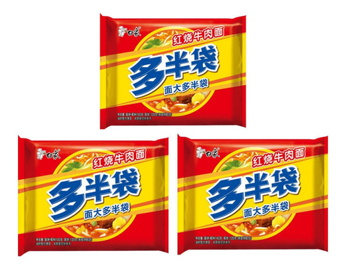 Ramen Sabor Res Asado Baixiang China 3pzas X 120g