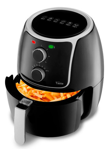 Fritadeira Elétrica Air Fryer 4l 220v 140w Goldentec Cor Preto