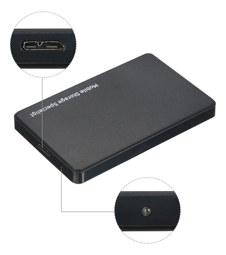 Carcasa De Disco Duro Portátil Usb3.0 Carcasa Rígida Externa