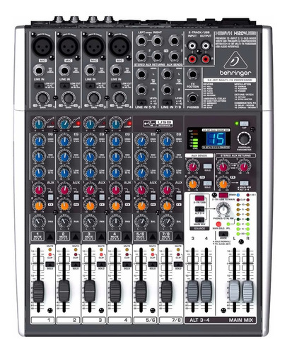 Ftm Mixer Behringer Xenyx X1204 Usb - Consola Audio Zzz