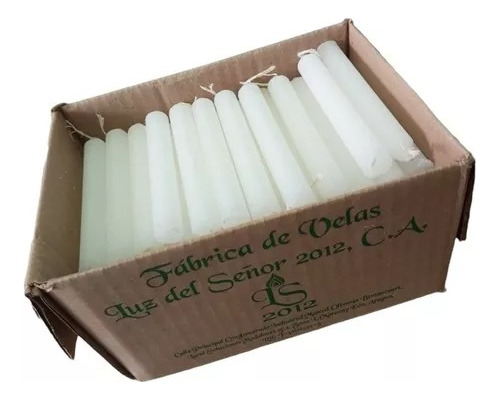 Caja De Vela Pesada. Caja De 80 Velas Unicolor O Surtida