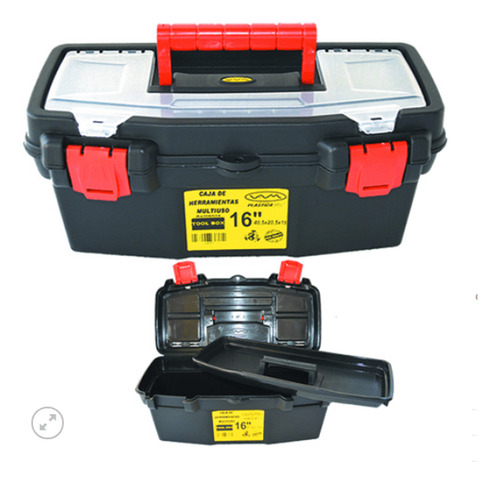 Caja De Herramientas Multiuso 16 Plastica Vc