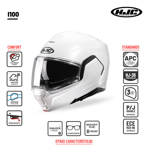 Casco Hjc Rebatible I100 Beston Mc27