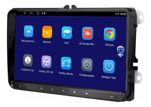 Multimidia Vw Fox 14/21 9p Octacore 4gb 64gb Carplay 4g