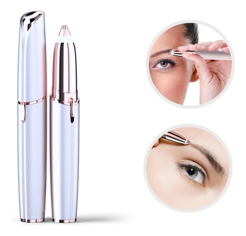 Depiladora Recargable Para Cejas Portátil Rosa