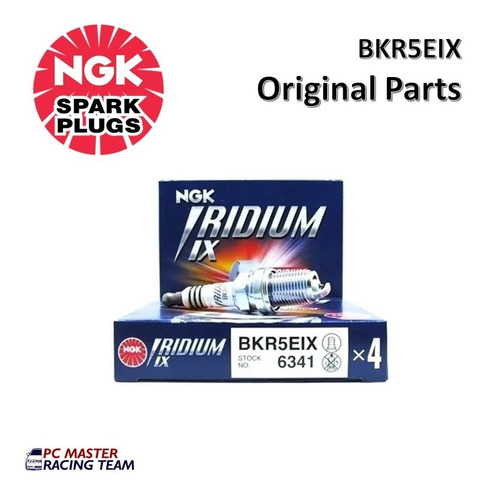 Kit De 4 Bujias Ngk Originales Iridium Bkr5eix