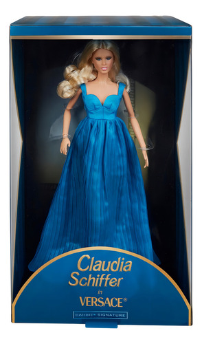 Barbie Supermodelo Claudia Schiffer Doll In Versace