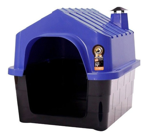 Casinha Plástica C/ Chaminé N.1 48x39x39