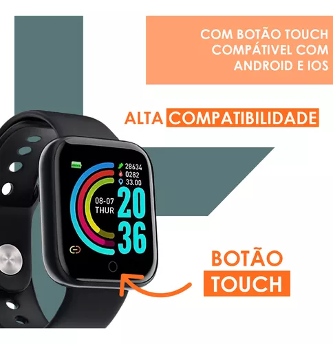 Relogio Inteligente Smartwatch D20