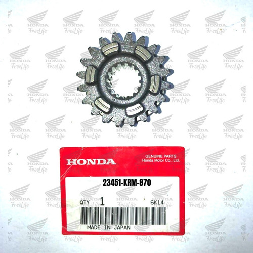 Engranaje Primario Tercera (20d) Original Honda Cg150