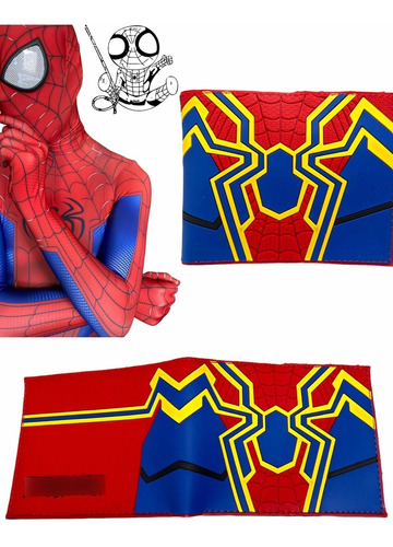 Billetera Spiderman Retro Marvel Legendaria Comics Importada