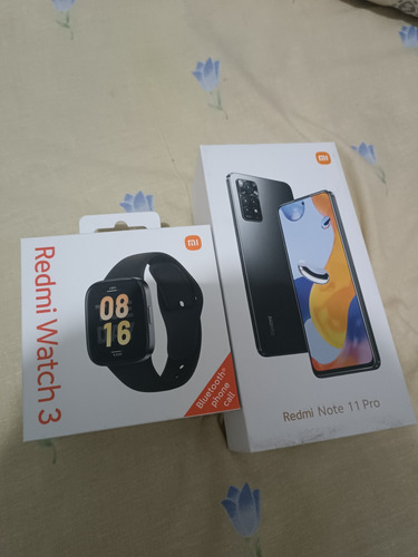 Celular Xiaomi Redmi Note 11 Pro + Smartwatch Redmi 3