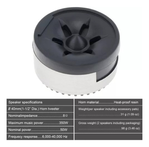 Tweeter 350w Tx 350 Set
