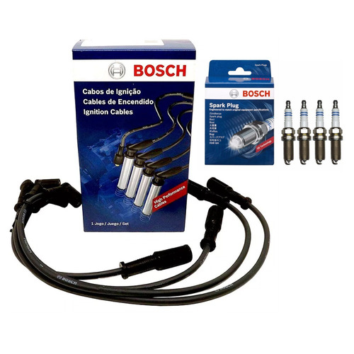 Kit Cable + Bujias Bosch Fiat Idea Palio Punto Siena 1.4fire