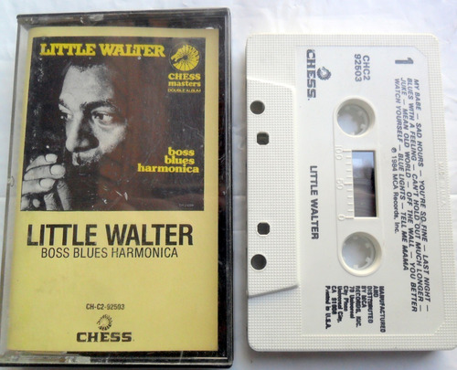 Little Walter - Boss Blues Harmonic  * 1º Ed 1984 Casete Usa