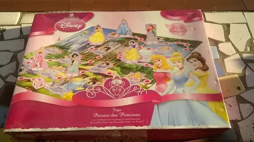 Jogo Passeio das Princesas Grow completo tabuleiro