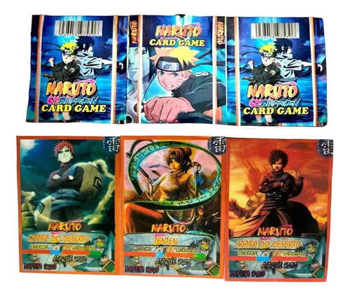 200 Figuritas De Naruto = 50 Paquetes 4c/u