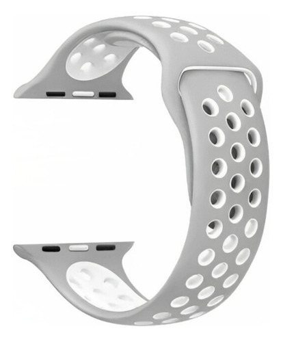 Pulseira Smartwatch De Silicone Champion Ultra 9 W69 49mm Cor Cinza e Branco