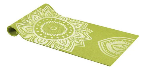 Mat Para Yoga Ecowellness 5mm Verde Absorbente Alta Densidad