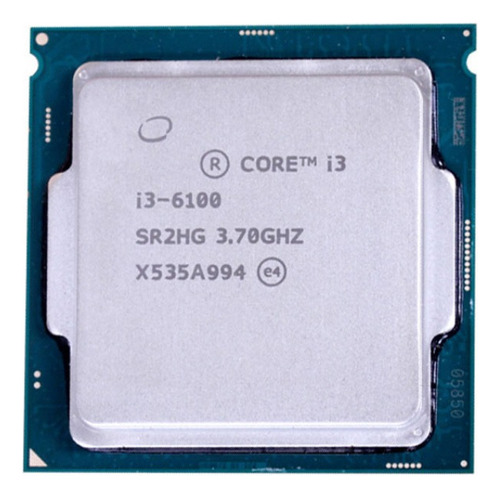 Procesador De Cpu Core I3 6100 Con Caché De Doble Núcleo Sr2